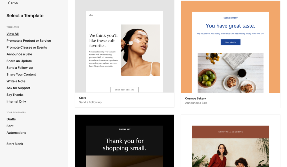 Squarespace Review: Email Marketing Campaigns